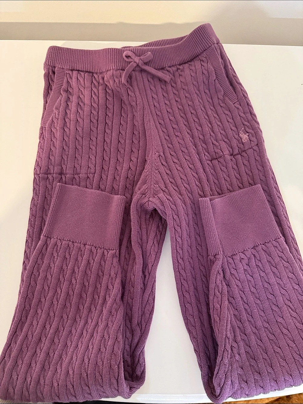 Polo Ralph Lauren  Cotton Jogger Pant Pants Purple Girls 6X